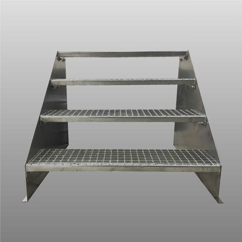 Stufige stahltreppe - 4-stufige,
