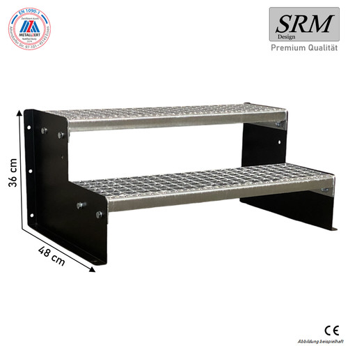 Standtreppe freistehend - , 2