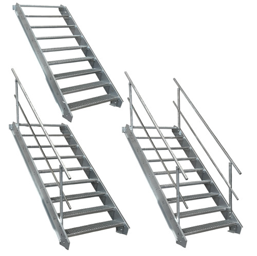 Stufen stahltreppe breite 60 - stufen,
