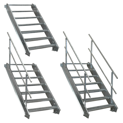 Stufen stahltreppe breite 60 - 7,