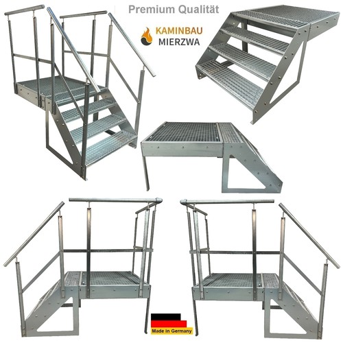 Stahltreppe verzinkt stufen - stahltreppe, 4