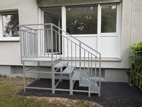 Stahltreppe aussentreppe 6 - stahltreppe, 2-6