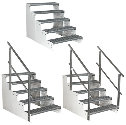 Standtreppe freistehend - , 5