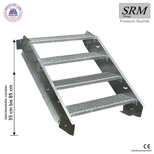 Stufen stahltreppe breite 60 - 4,