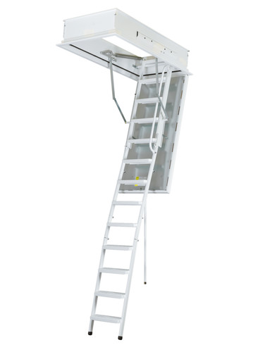 Premium stahl bodentreppe mit - premium,