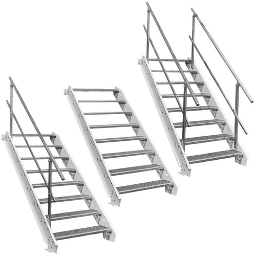 Stahltreppe wangen weiß - wangen,