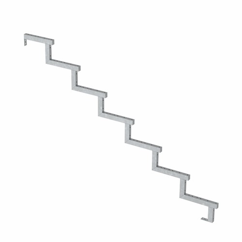 Treppenwange stufen stahl - treppenwange, 7