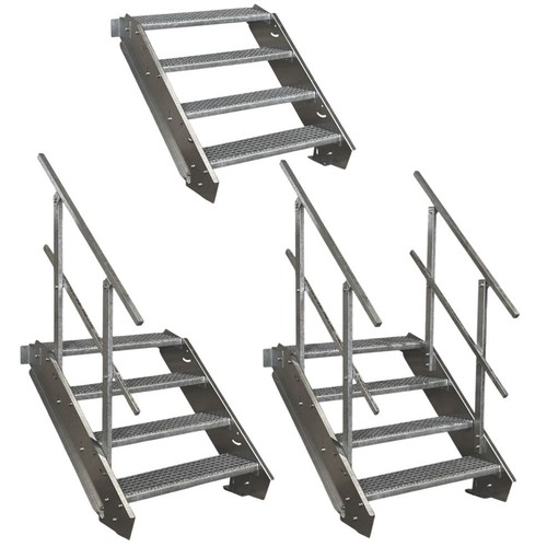 Stufen stahltreppe breite 60 - stufen,