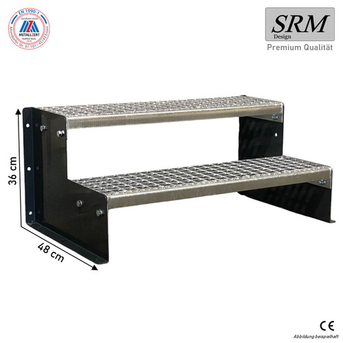 Standtreppe freistehend - , 2